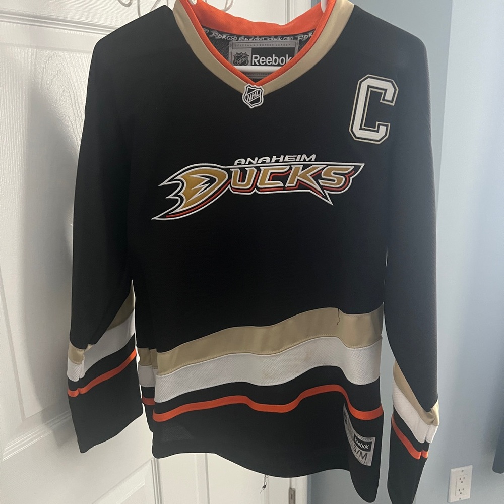 Reebok Black and Gold Hockey Jersey